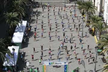 La LPA Trail  se celebró este sábado en la capital grancanaria/Carlos Díaz Recio.
